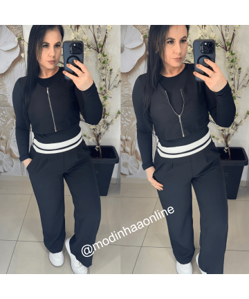 Colete Erika Preto